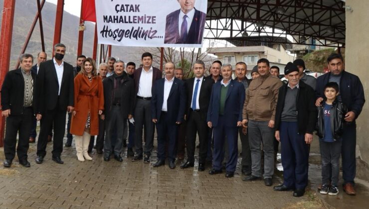 Başkan Özcan, keşkek hayrına katıldı
