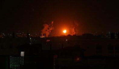 İsrail, Gazze Şeridi’ndeki bir bölgeyi vurdu