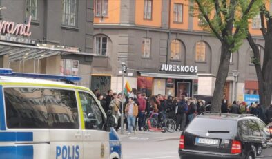 Stockholm’de terör yandaşları yürüyüş yaptı