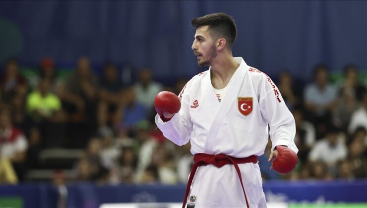 Akdeniz Oyunları’nda milli karateci Eray Şamdan altın madalya kazandı