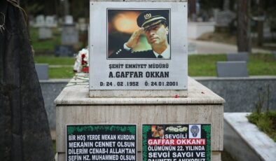 <strong>Şehit Emniyet Müdürü Ali Gaffar Okkan mezarı başında anıldı</strong>
