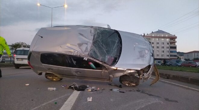 Bursa’da trafik kazası:1 yaralı