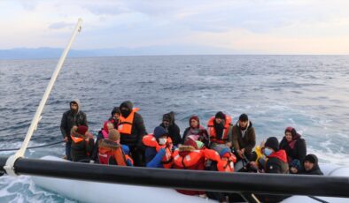 <strong>Balıkesir’de 28 düzensiz göçmen kurtarıldı</strong>