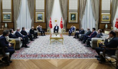 Cumhurbaşkanı Erdoğan, Cumhur İttifakı liderlerini kabul etti