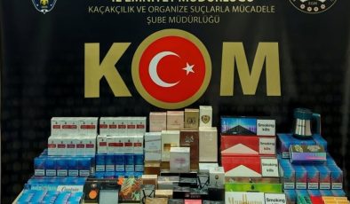 Bilecik’te kaçak tütün ve parfüm operasyonu