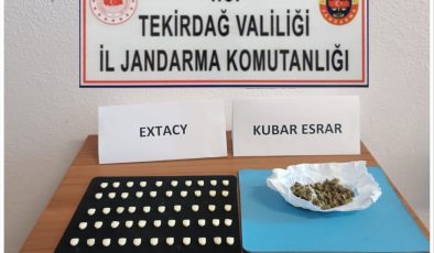 Tekirdağ’da uyuşturucuyla yakalanan 5 şüpheli gözaltına alındı